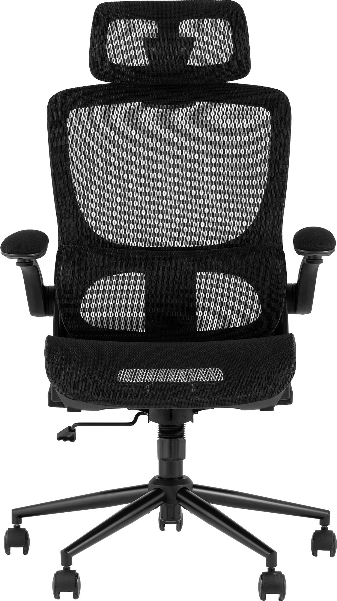 Кресло офисное TopChairs Tactus / ZR-24FZ78b (черная сетка) — фото 4