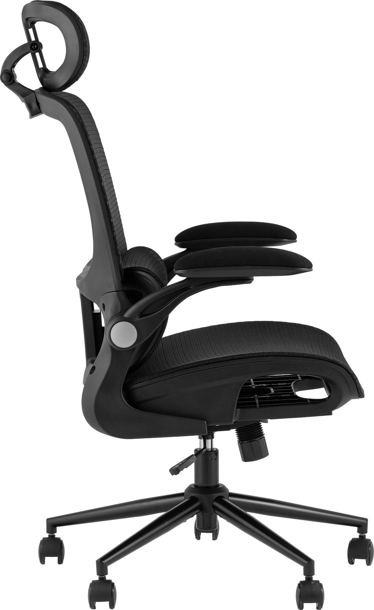 Кресло офисное TopChairs Tactus / ZR-24FZ78b (черная сетка) — фото 2