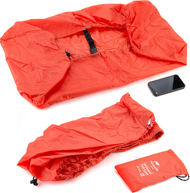 Чехол для рюкзака Naturehike NH15Y001-Z-ORS (S 20-30л, оранжевый) — фото 4