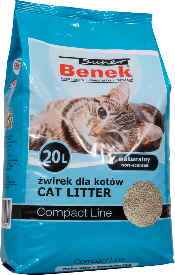 Наполнитель для туалета Super Benek Компакт (20л)