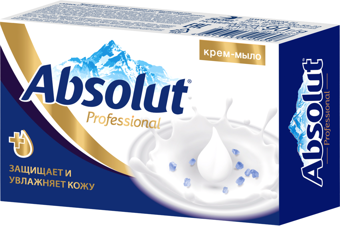 Мыло твердое ВЕСНА Absolut Professional Антибактериальное Морские минералы (90г)