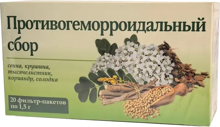 Пищевая добавка Кима Противогеморроидальный сбор (20пак)