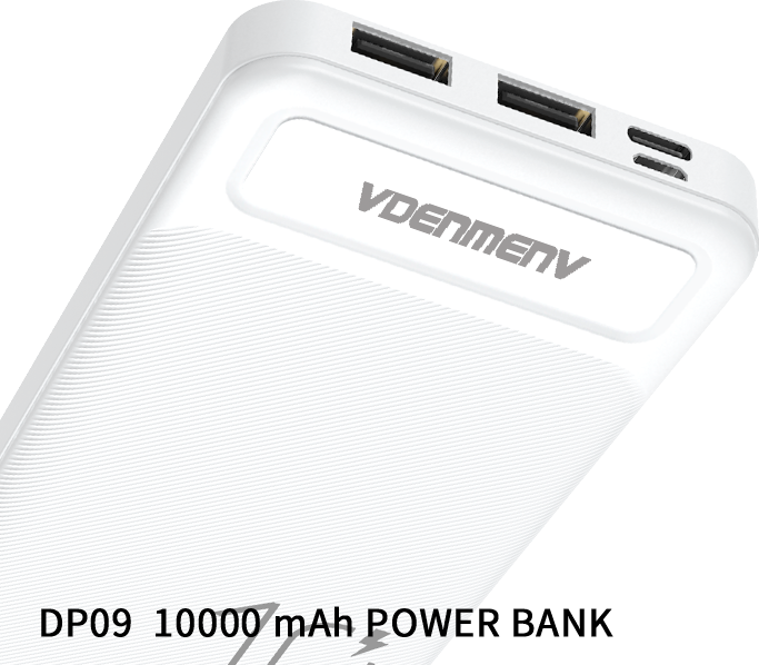 Портативное зарядное устройство VDENMENV DP10 20000mAh (белый) — фото 3