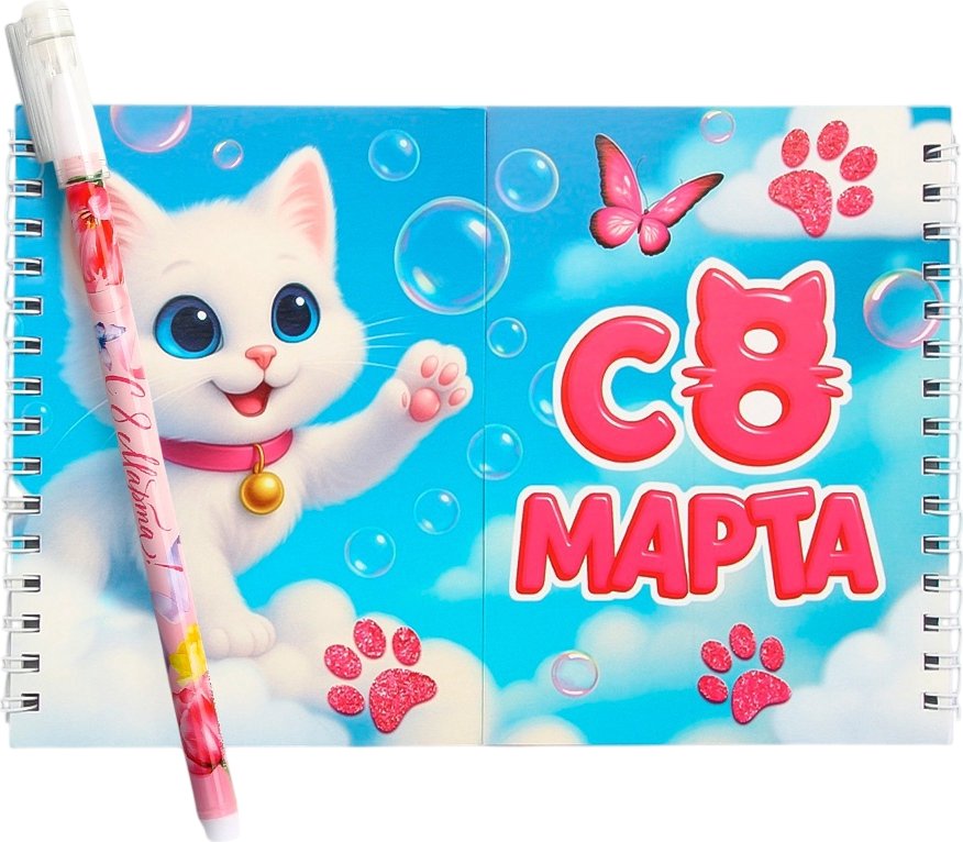 Набор канцелярский подарочный ArtFox Котик / 10895191