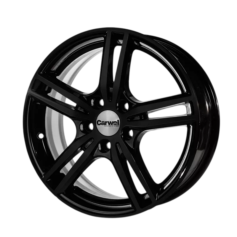 Литой диск Carwel Баруй 16x6.5" 5x114.3мм DIA 54.1мм ET 45мм BK