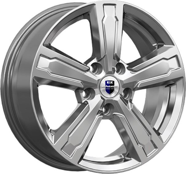 Литой диск K&K Оклахома 16x6.5" 5x100мм DIA 67.1мм ET 45мм Дарк платинум