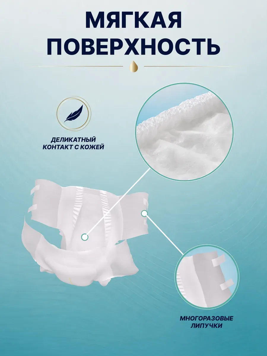 Подгузники для взрослых Momi Adult M (30шт) — фото 4