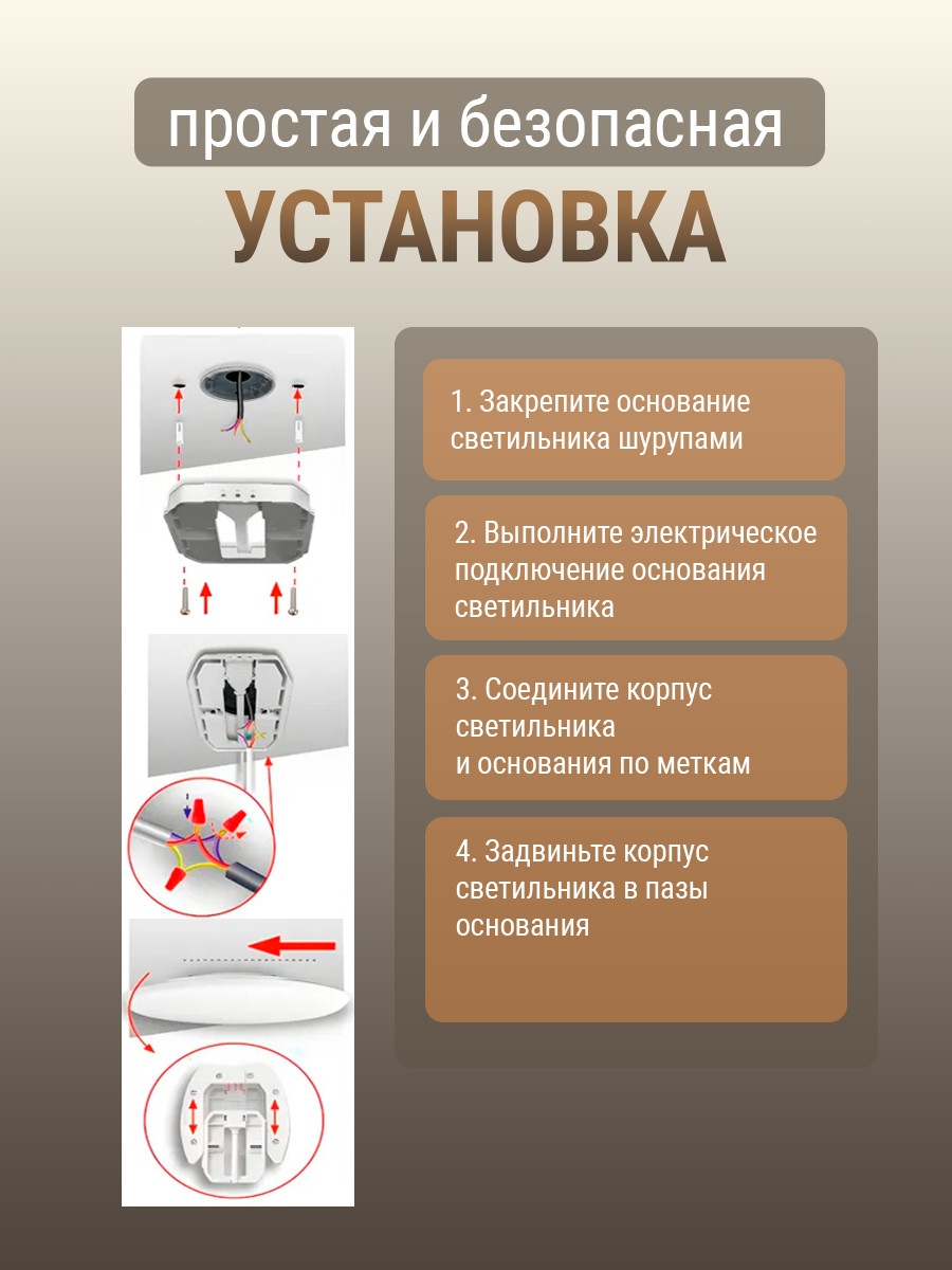 Потолочный светильник Alfaled JK-R 20W 4000K (белый) — фото 6