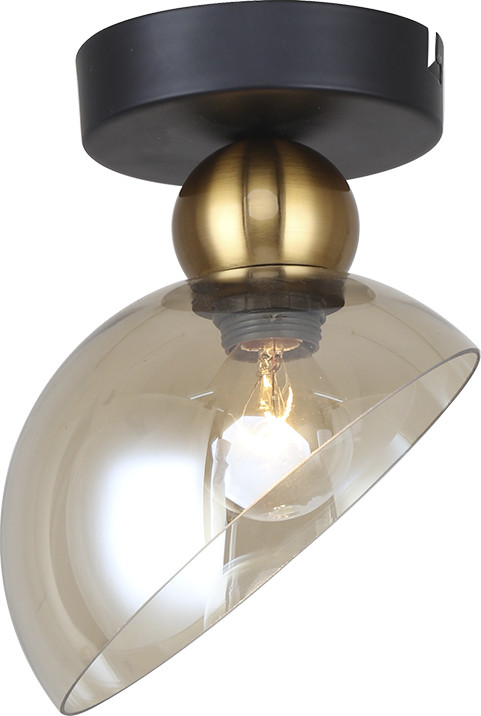 Потолочный светильник ESCADA 2109/1P (Black/Brass)