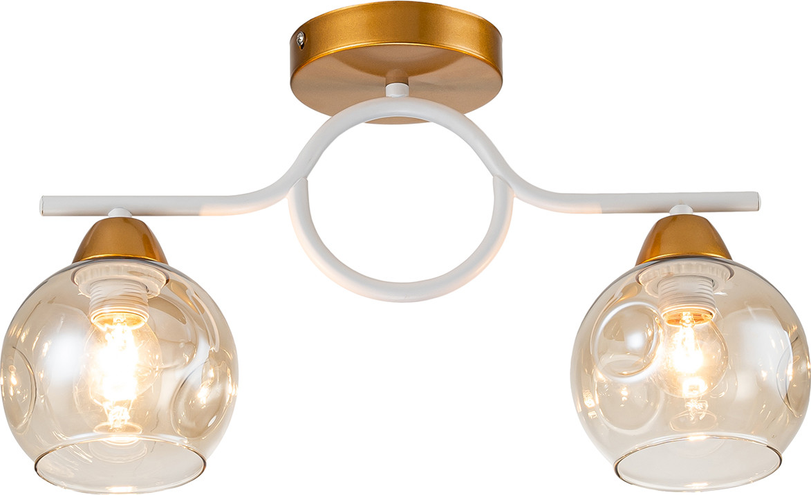 Потолочный светильник ESCADA 1100/2P (Gold/White)
