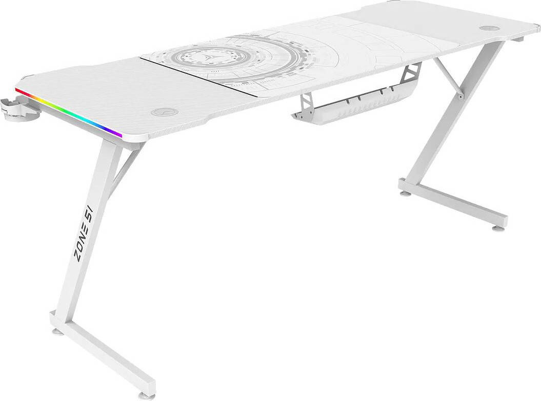 Геймерский стол Zone 51 Trine 160 RGB / Z51-T6R-WH (белый) — фото 5