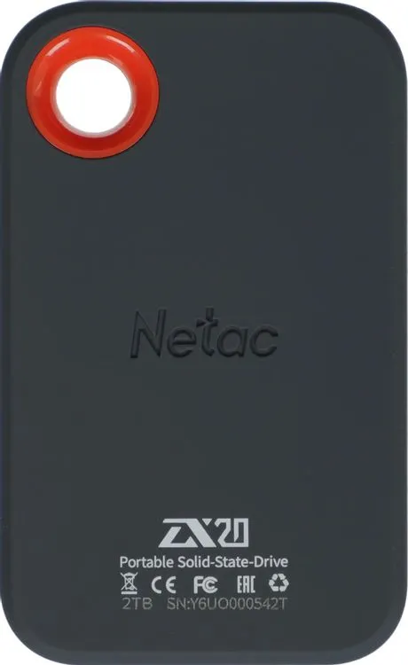 Внешний жесткий диск Netac ZX20 II 1TB (NT01ZX20II-1T0-32BK) — фото 3