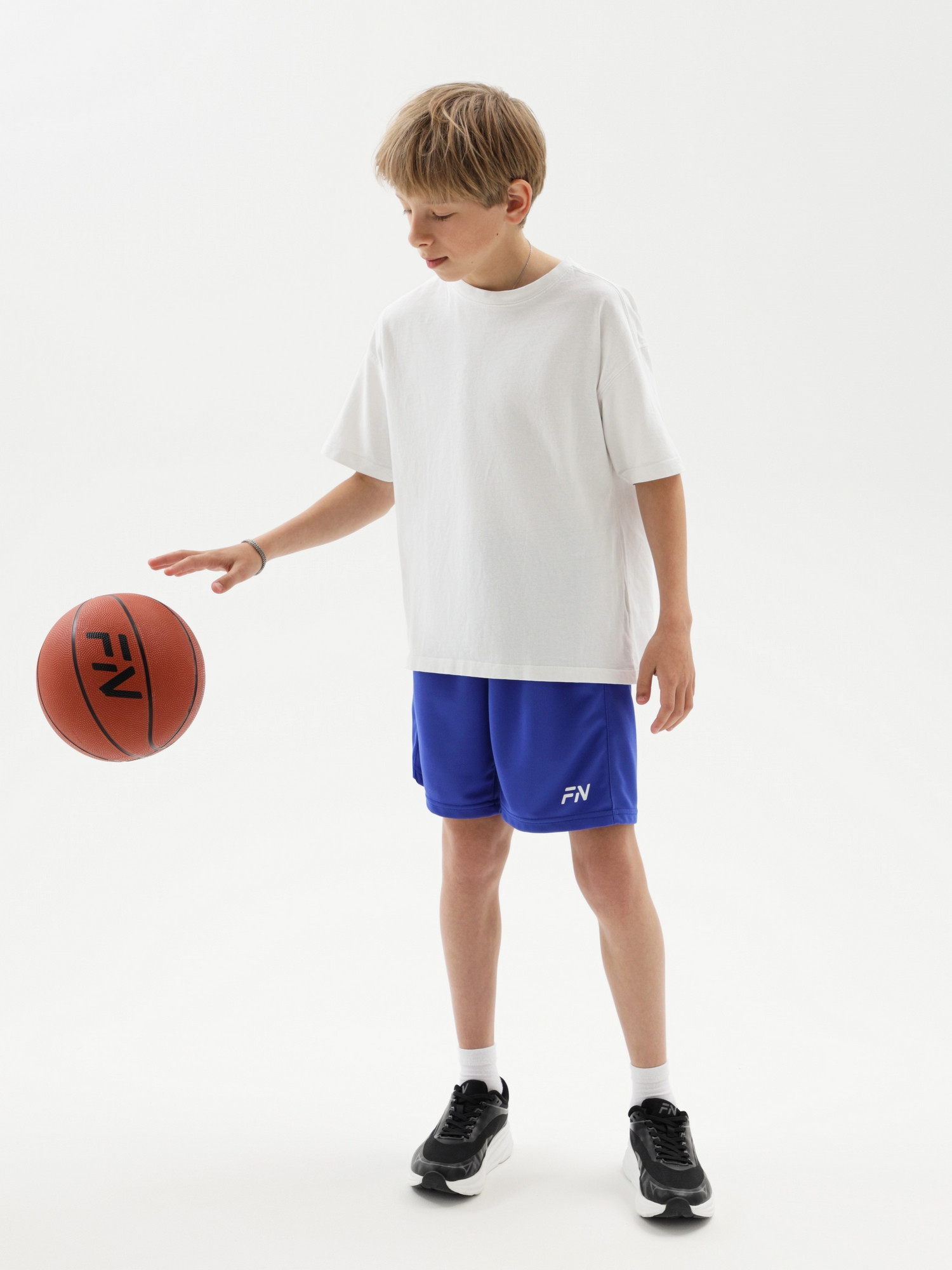 Шорты спортивные детские FN Bounce Kid / KFN4272001-400 (р.140, синий) — фото 5