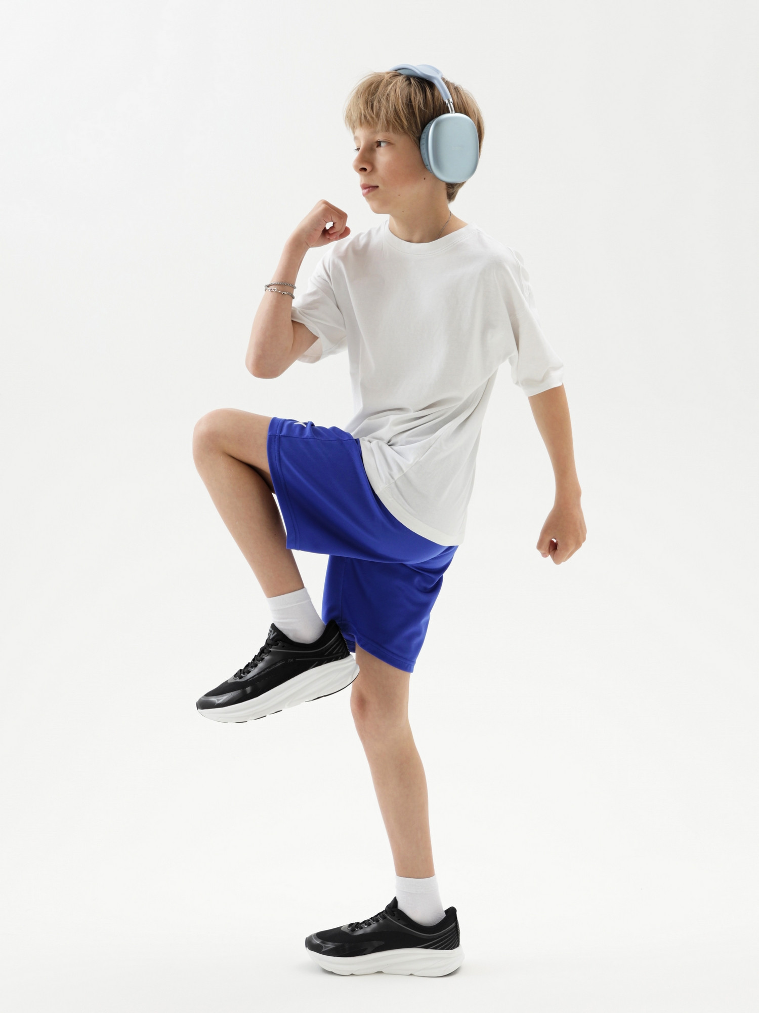 Шорты спортивные детские FN Bounce Kid / KFN4272001-400 (р.140, синий) — фото 6