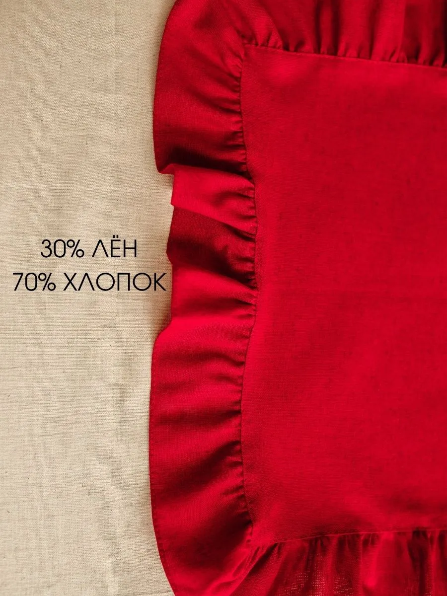 Сервировочная салфетка ОМурМебель 40x45см (2шт, красный) — фото 3
