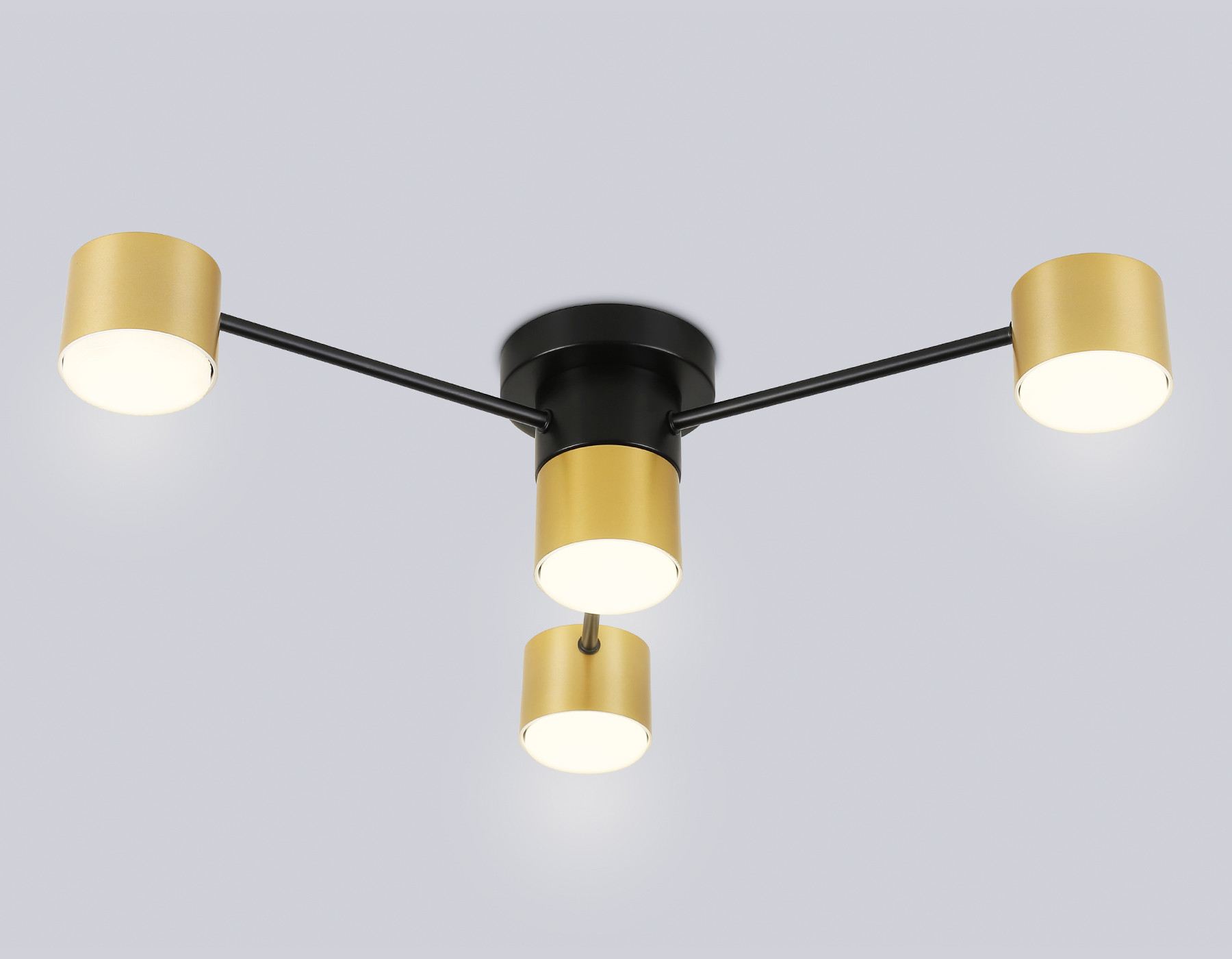 Люстра Ambrella FL51722/4 BK/GD (черный/золото)
