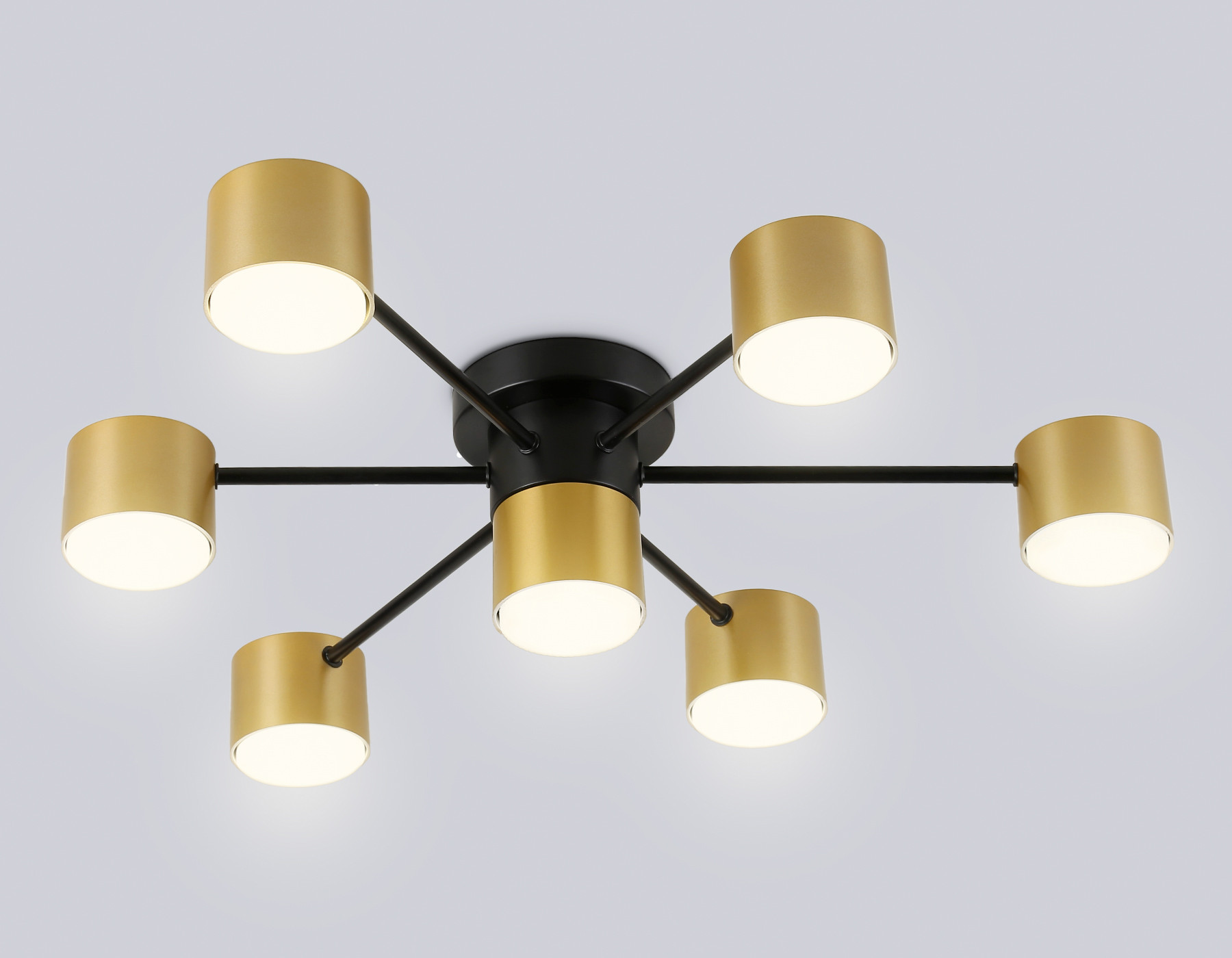 Люстра Ambrella FL51726/7 BK/GD (черный/золото)