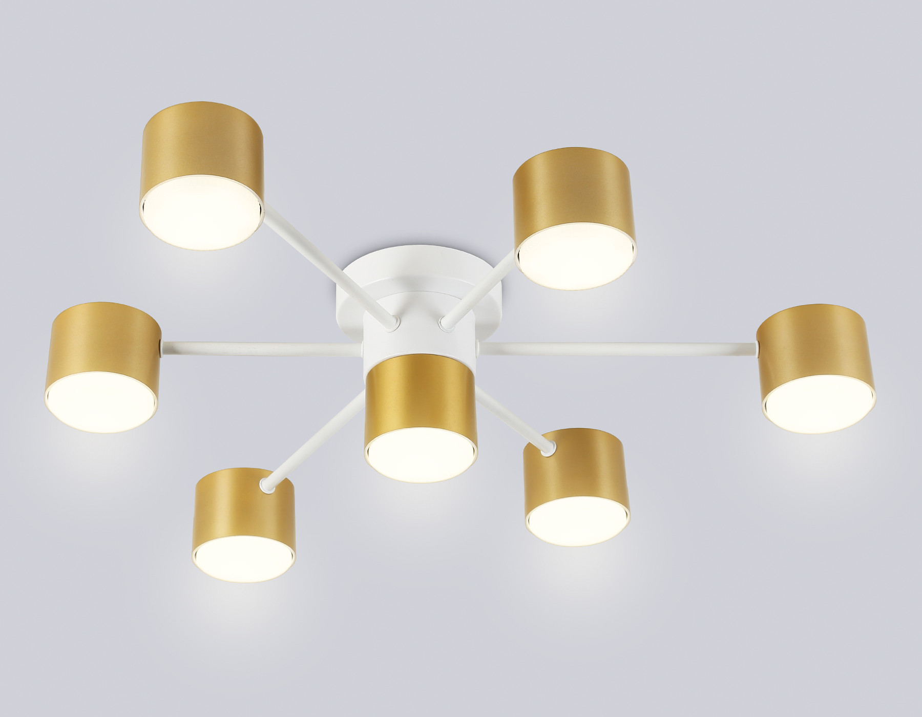 Люстра Ambrella FL51725/7 WH/GD (белый/золото)