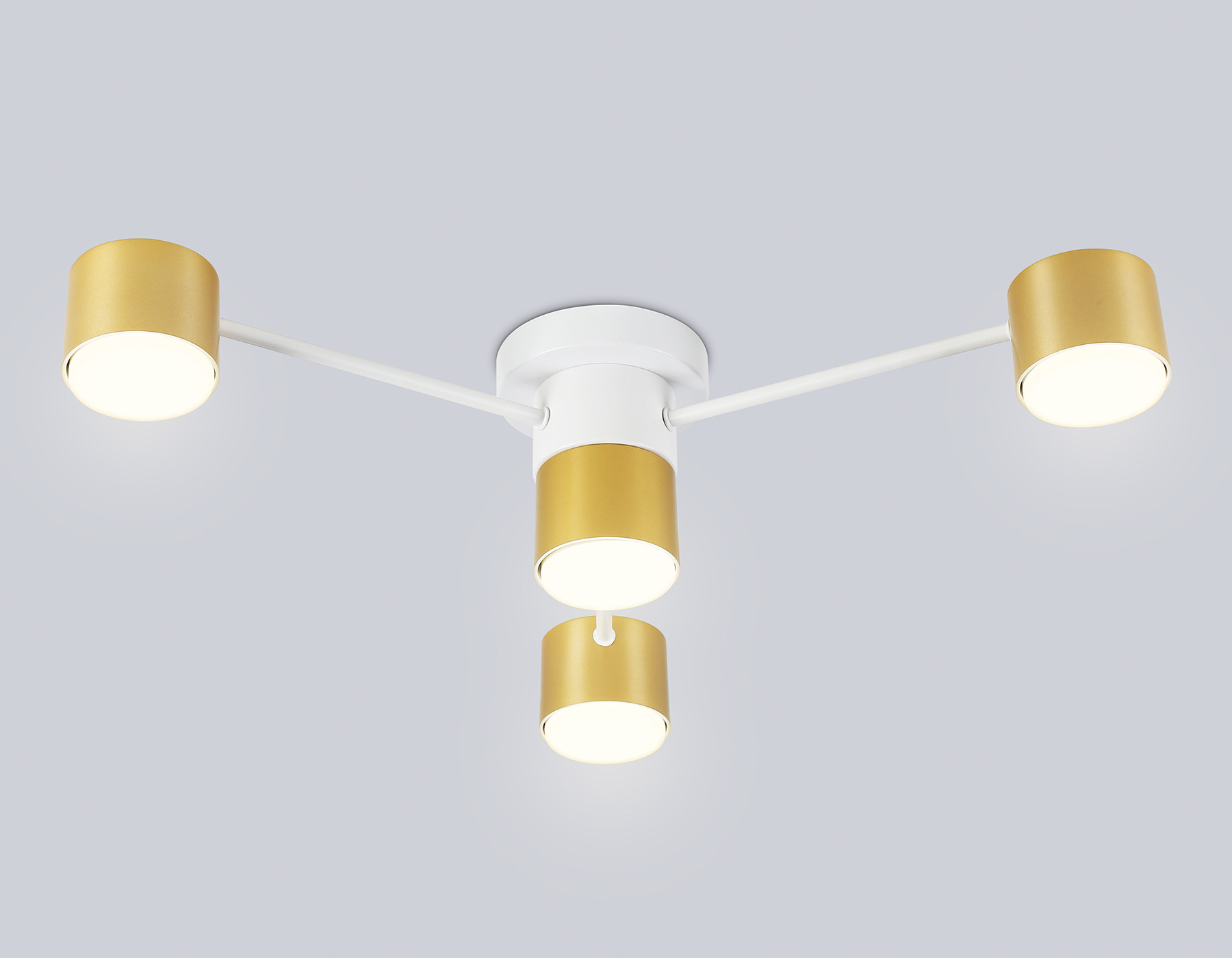 Люстра Ambrella FL51720/4 WH/GD (белый/золото)