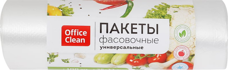Пакеты фасовочные OfficeClean Универсальные 25x32см 6мкм / 268814 (100шт)