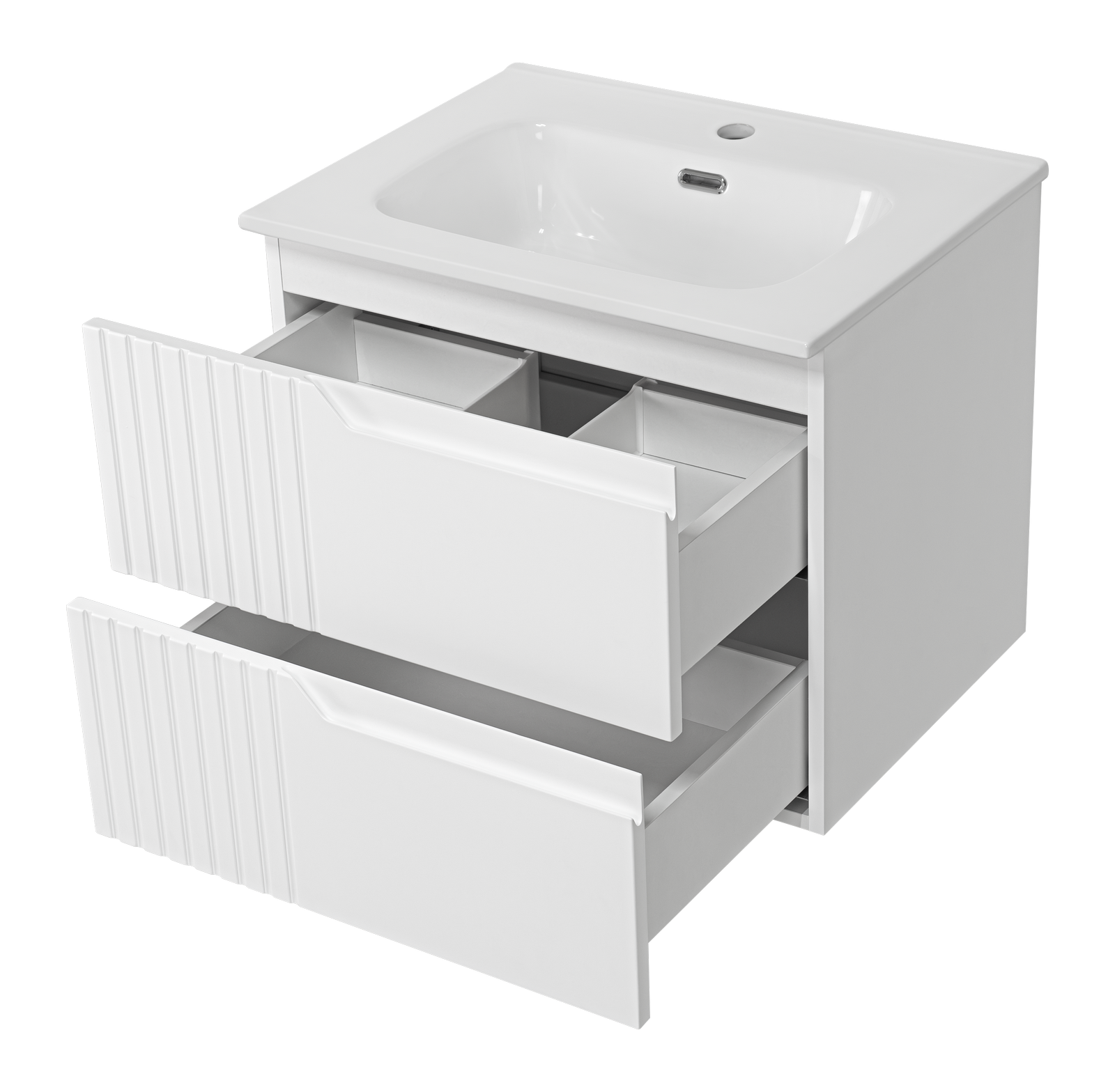 Тумба с умывальником Brevita Tivolli 60 / Tiv-09060-0102Я+B-RUB060-01 — фото 3