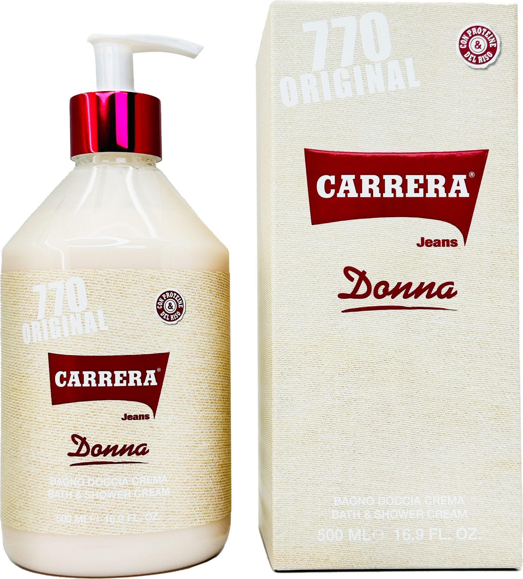 Крем для душа Carrera Jeans 770 Original Donna (500мл) — фото 2