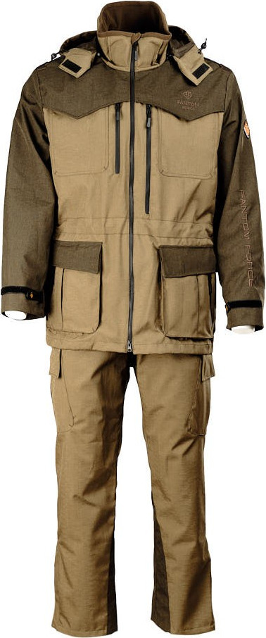 Костюм для охоты и рыбалки УРСУС Sopka Khaki 93/D.Brown 22 / КОС2004 (р.48-50, 170-176)