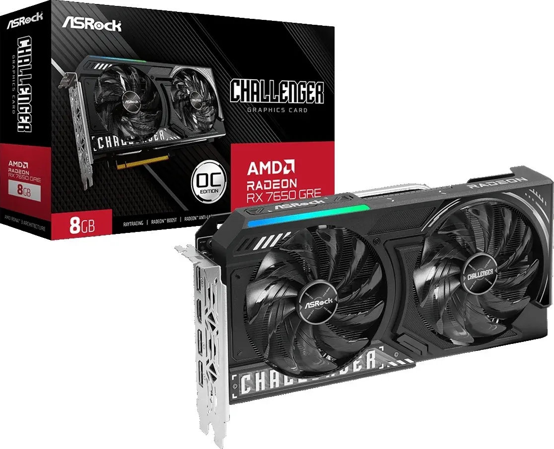 Видеокарта AsRock RX7650GRE CL 8GO — фото 6