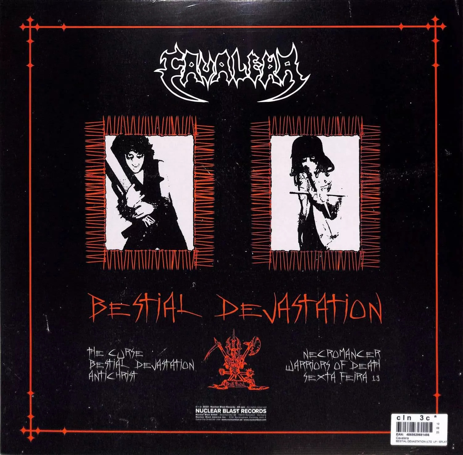 Виниловая пластинка Nuclear Blast Cavalera - Bestial Devastation — фото 3