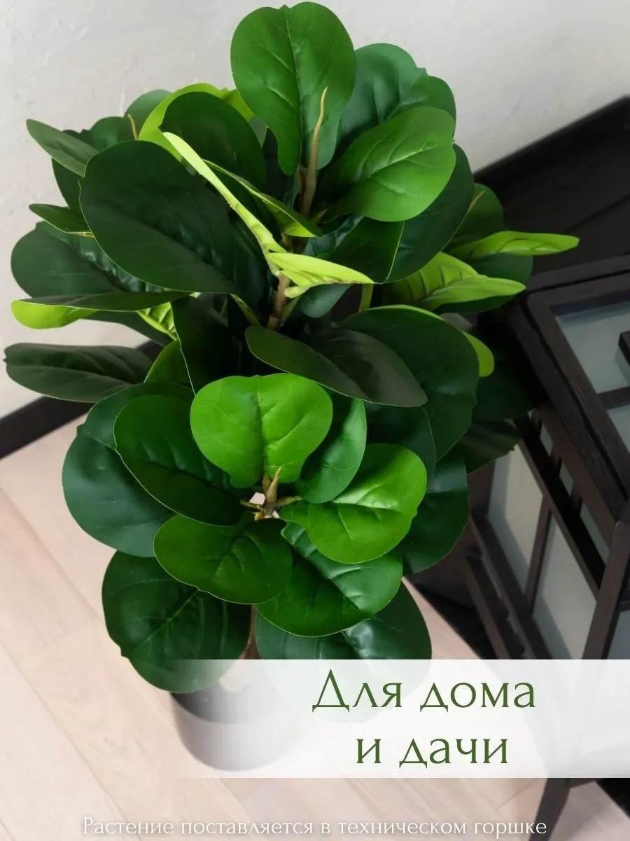 Искусственное растение Merry Bear Home Decor Фикус Лировидный / A600090 — фото 5