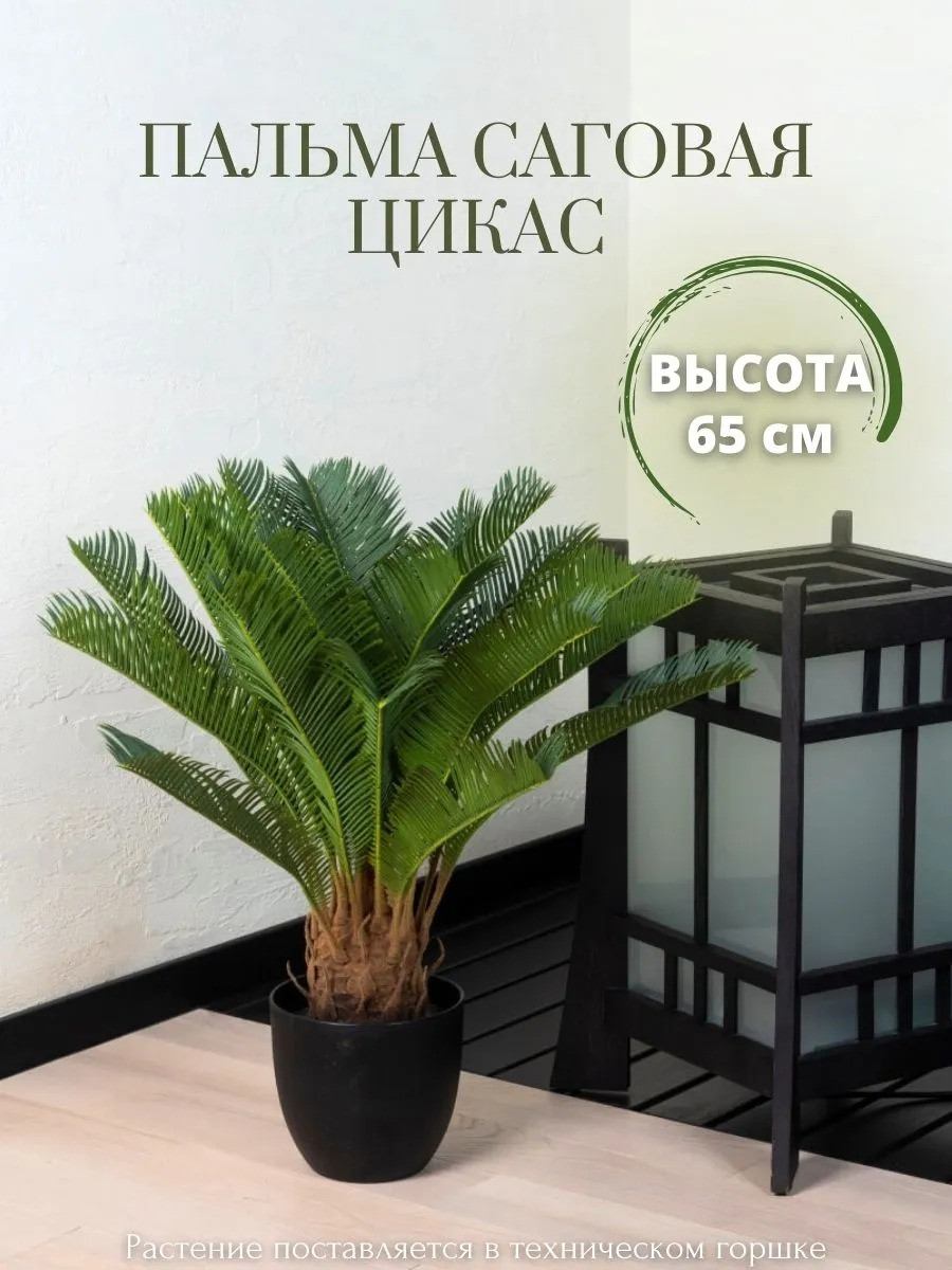 Искусственное растение Merry Bear Home Decor Пальма Саговая Цикас / AR23065 — фото 3