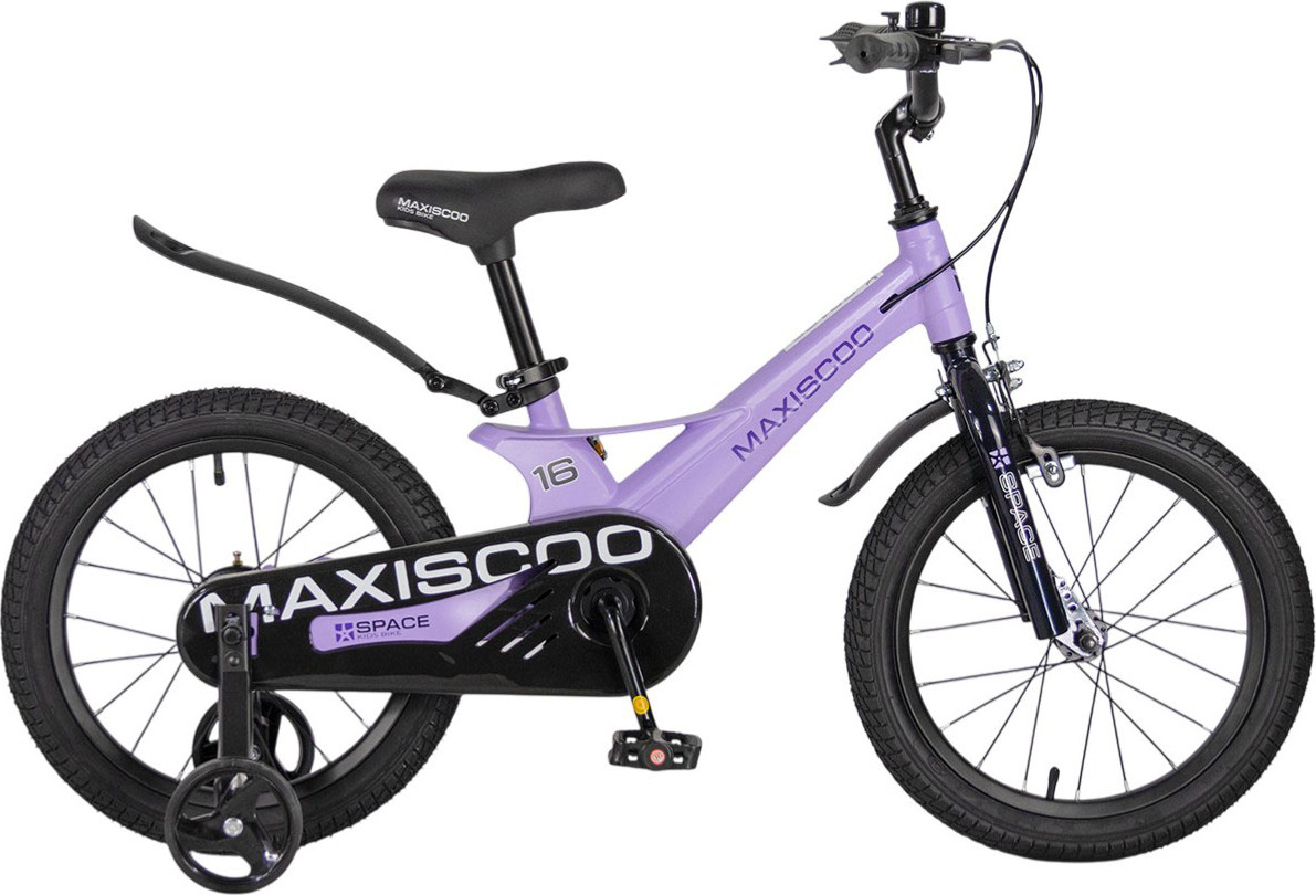 Детский велосипед Maxiscoo Space Стандарт 16 2026 / MSC-S1654 (лавандовый матовый)