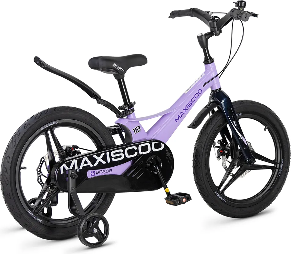 Детский велосипед Maxiscoo Space Deluxe 18 2026 / MSC-S1854D (лавандовый матовый, разобранный, в коробке) — фото 4