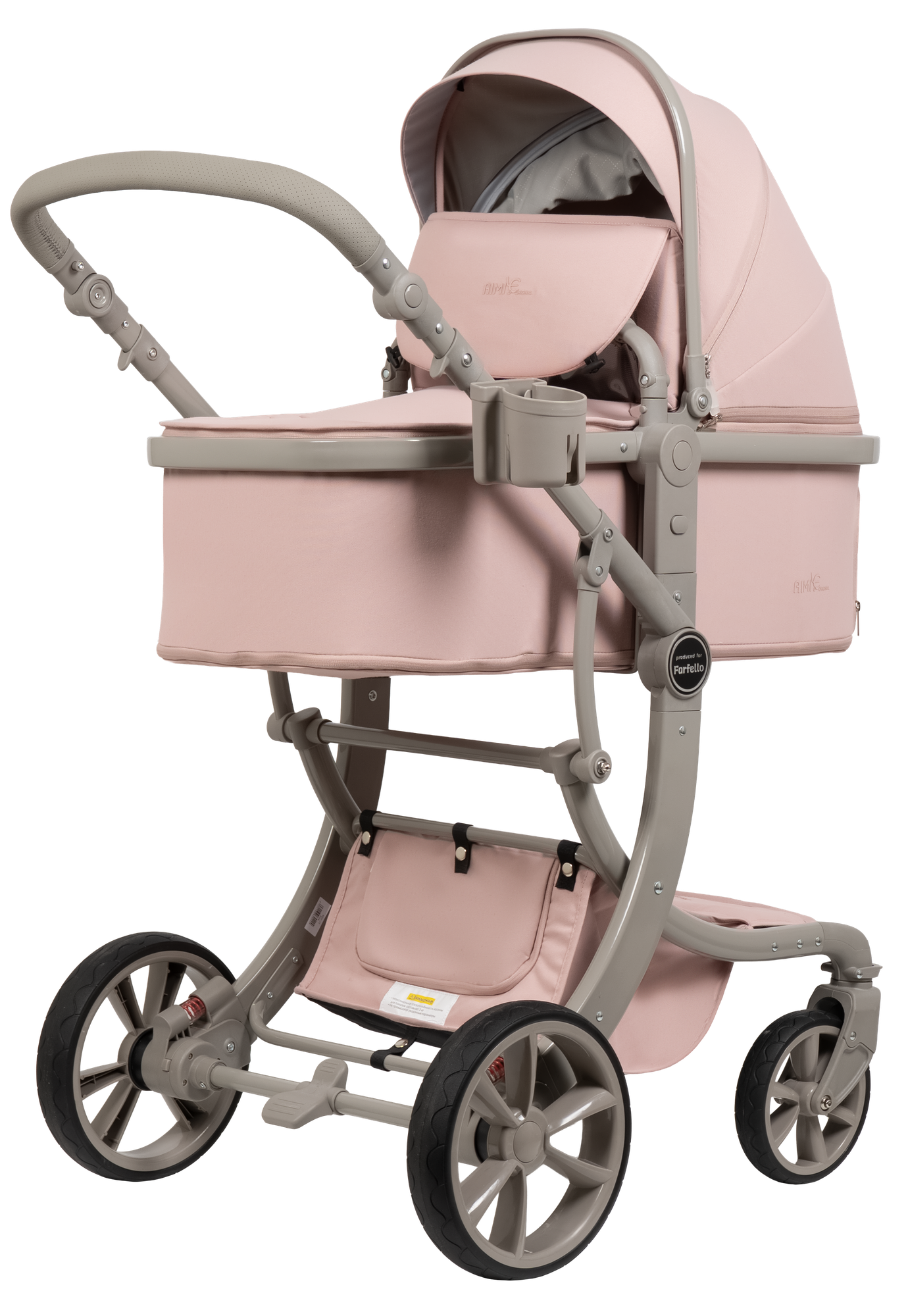 Детская универсальная коляска Aimile Adventurer / ADV-12 (розовый) — фото 2