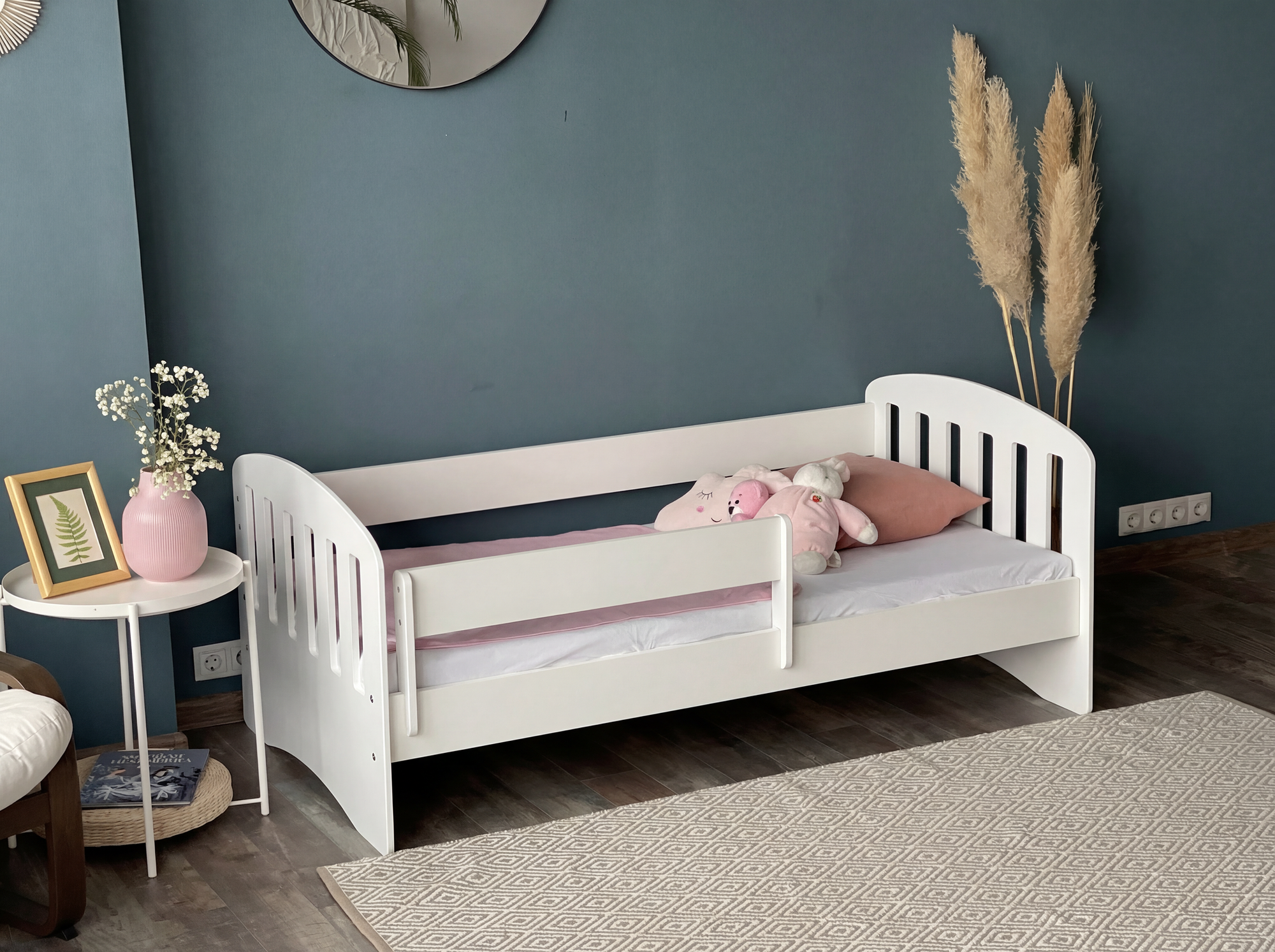 Кровать-тахта детская Мебель детям Классика 80x180 К-180-Б (без ящиков) — фото 2