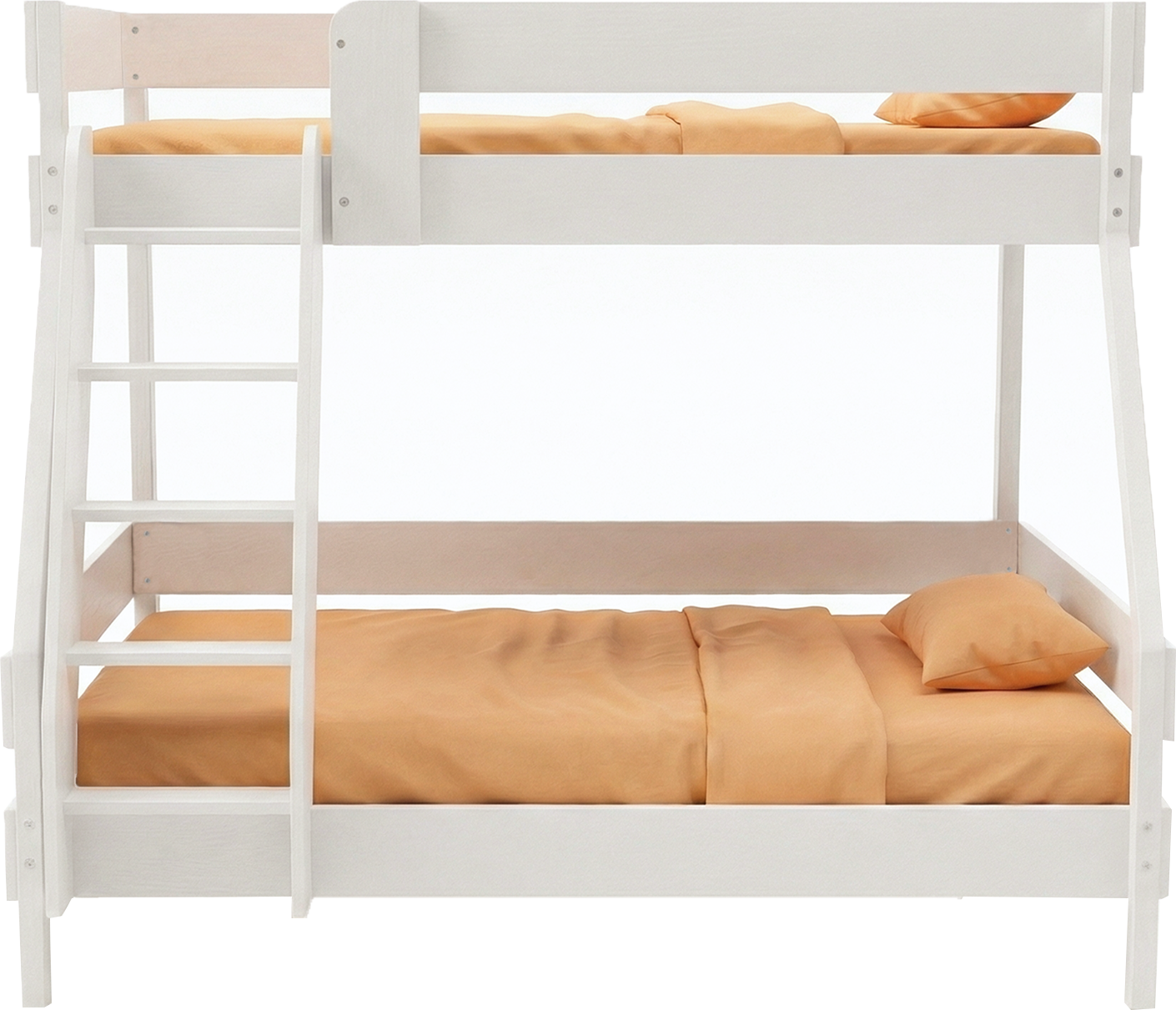 Двухъярусная кровать детская Мебель детям Гранада-Люкс 120x190 ГЛ-190-Б (белый)