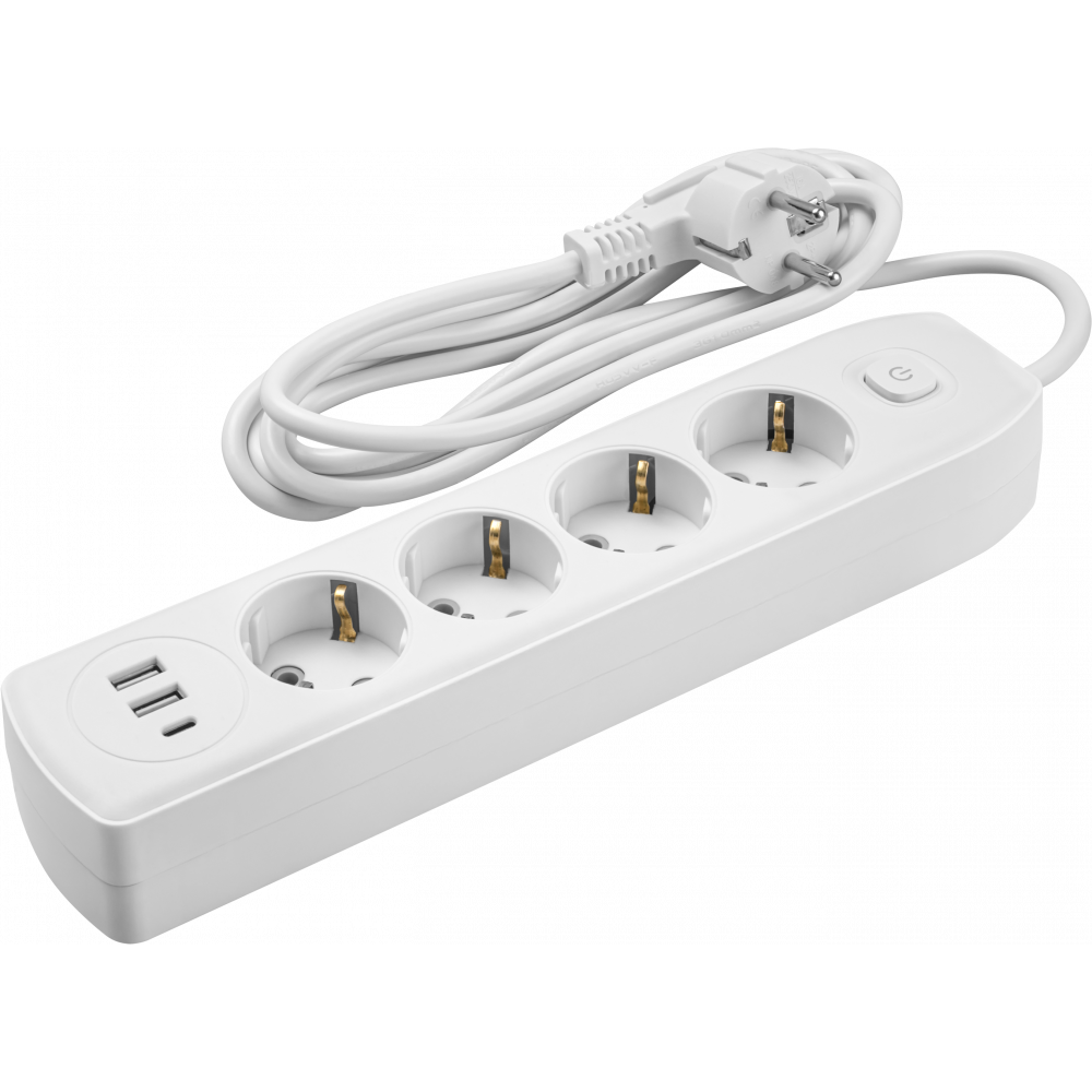 Удлинитель Онлайт OPE-USB-04-300-ESC-3x1 / 90842 — фото 2
