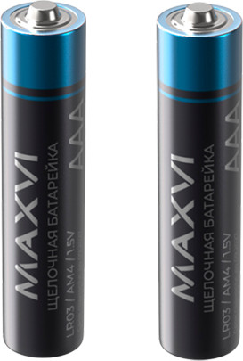 Комплект батареек Maxvi MBLR03CF2 Comfort AAA Alkaline (2шт)