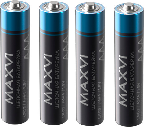 Комплект батареек Maxvi MBLR03CF4 Comfort AAA Alkaline (4шт)