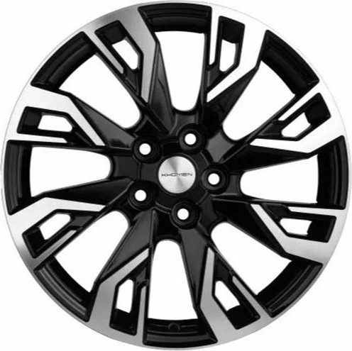 Литой диск Khomen KHW1809 Kodiaq/Tiguan 18x7" 5x112мм DIA 57.1мм ET 43мм (F-Silver FP)