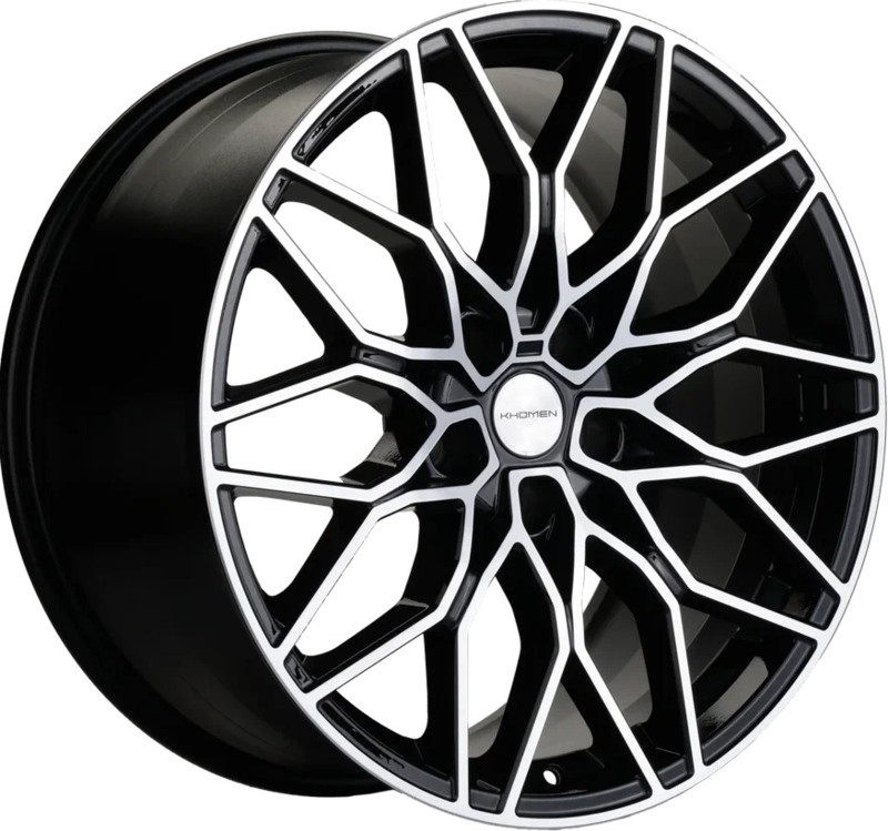 Литой диск Khomen KHW1902 BMW Front 19x8.5" 5x112мм DIA 66.6мм ET 30мм (Black FP)