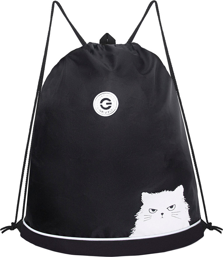 Мешок для обуви Grizzly OM-60-114 (черный)