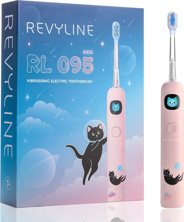 Детская звуковая зубная щетка Revyline RL 095 Kids / 9098 (розовый) — фото 2