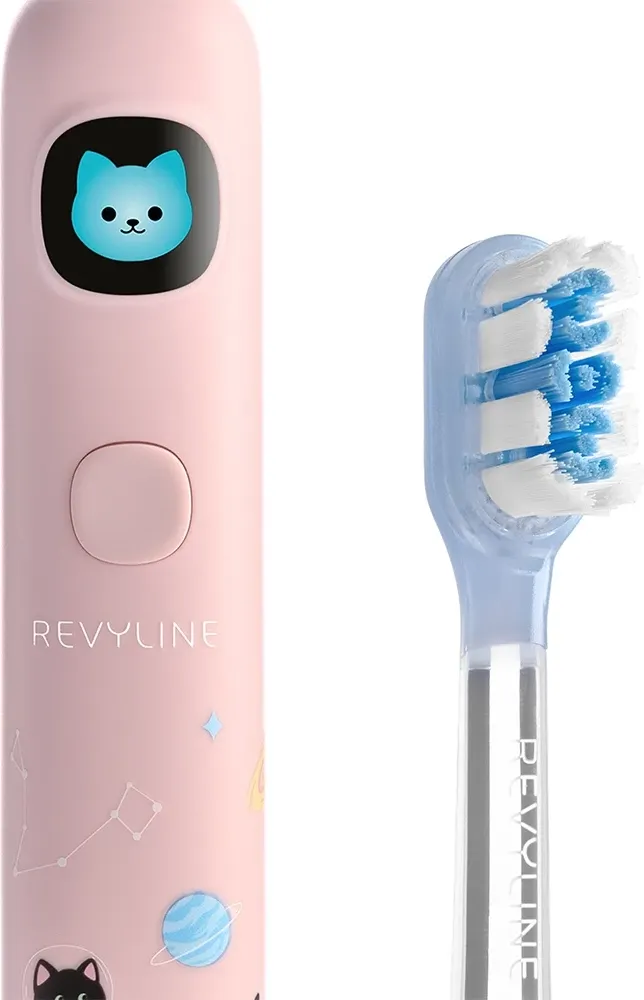 Детская звуковая зубная щетка Revyline RL 095 Kids / 9098 (розовый) — фото 4