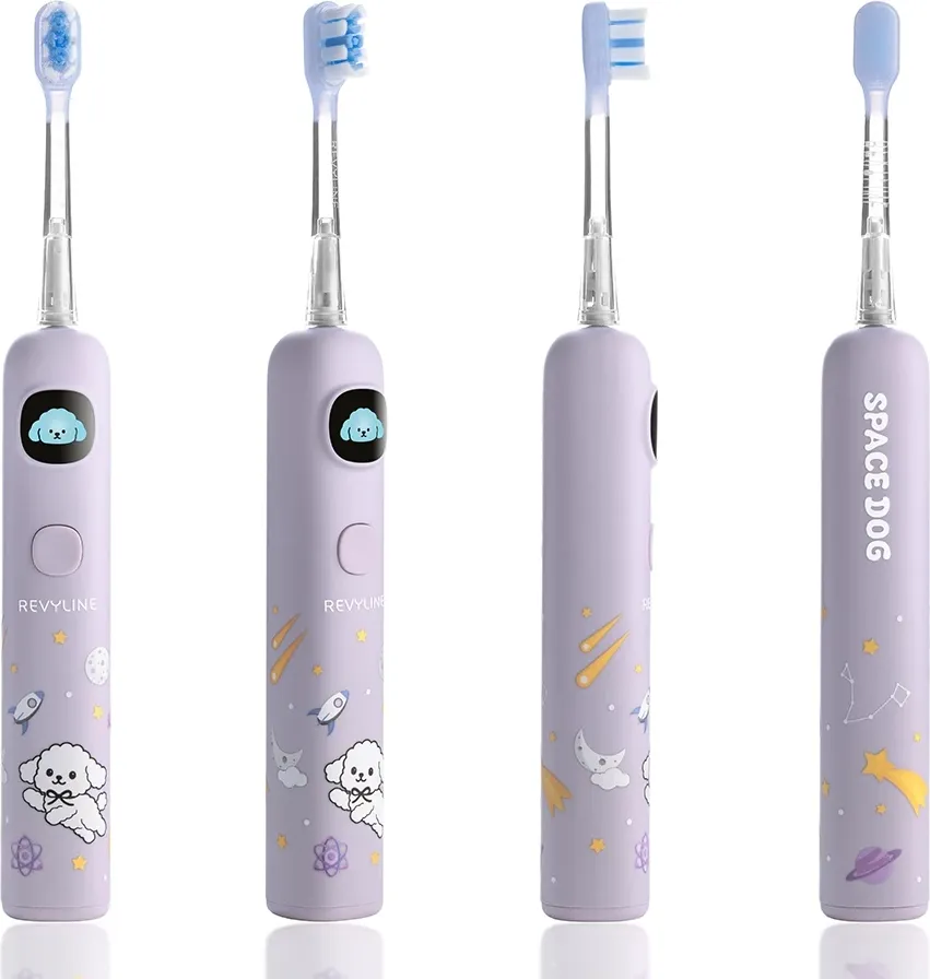 Детская звуковая зубная щетка Revyline RL 095 Kids / 9099 (сиреневый) — фото 3
