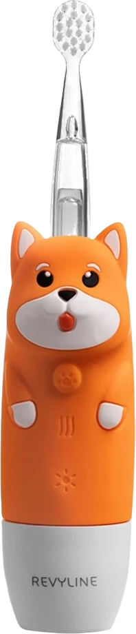 Детская звуковая зубная щетка Revyline RL 025 Baby Dog / 8618 (оранжевый)