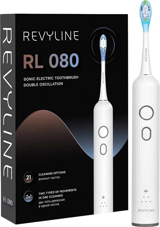 Электрическая зубная щетка Revyline RL 080 / 8638 (белый)