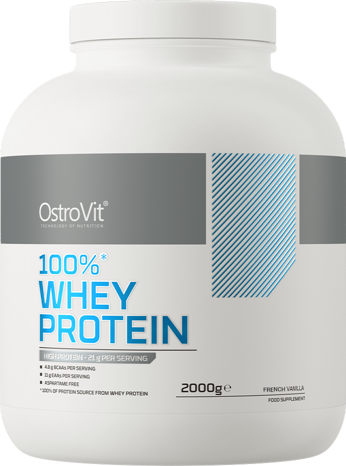 Протеин OstroVit 100% Whey Protein (2000г, французская ваниль)