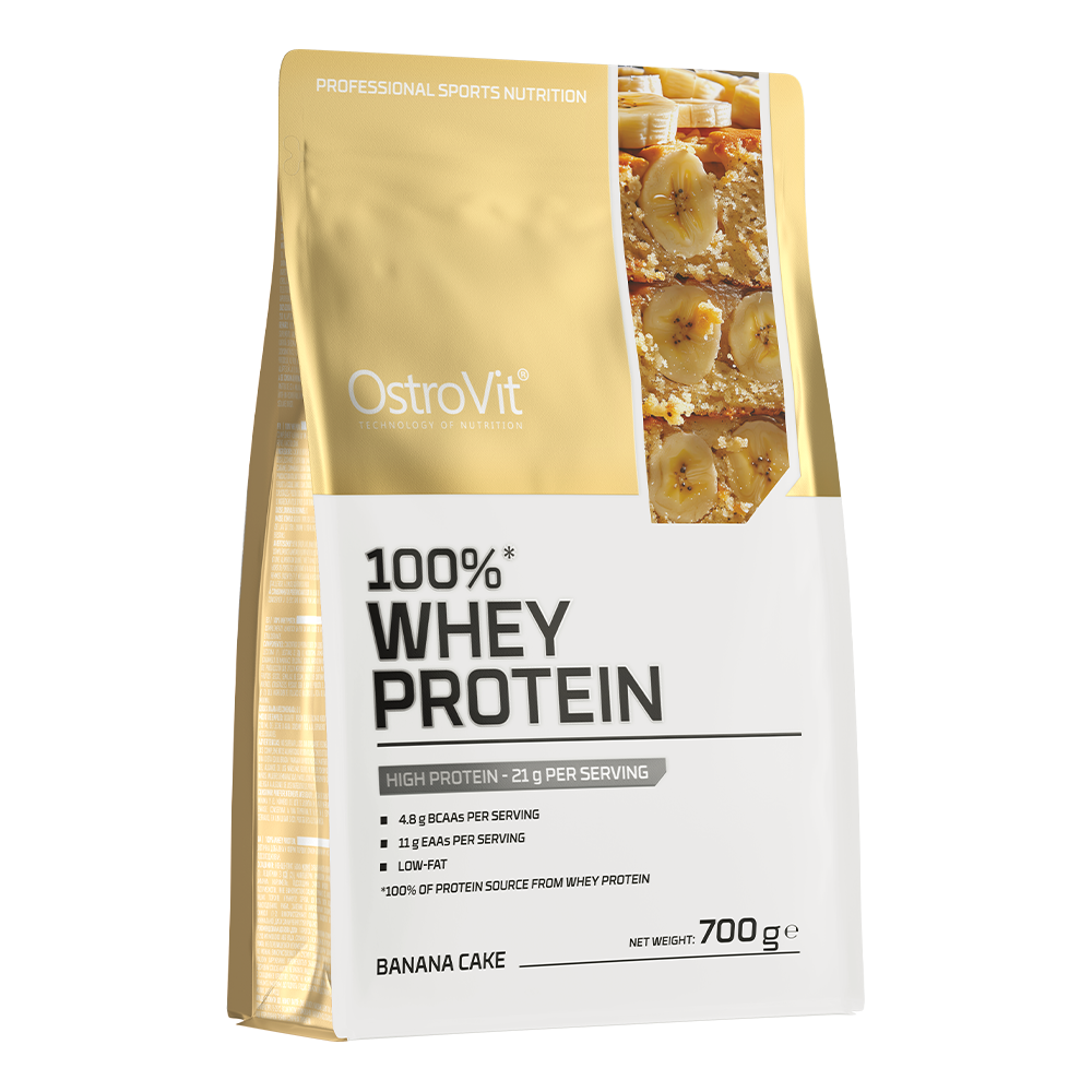 Протеин OstroVit 100% Whey Protein (700г, банановый кейк) — фото 2
