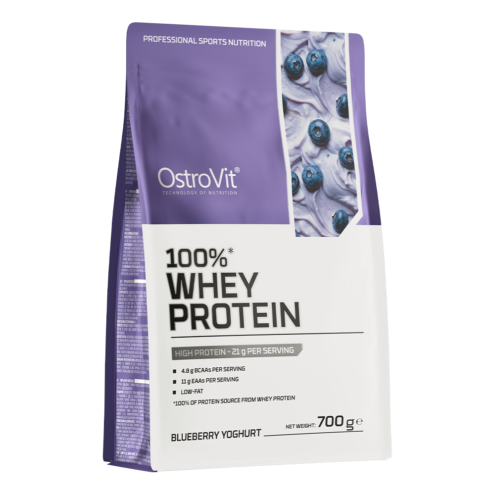 Протеин OstroVit 100% Whey Protein (700г, голубика-йогурт) — фото 2